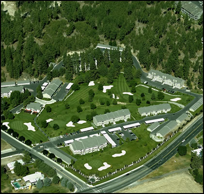 Pasadena Ridge Luxury Apartments - Aerial View
