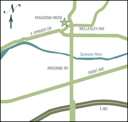 Pasadena Ridge Map